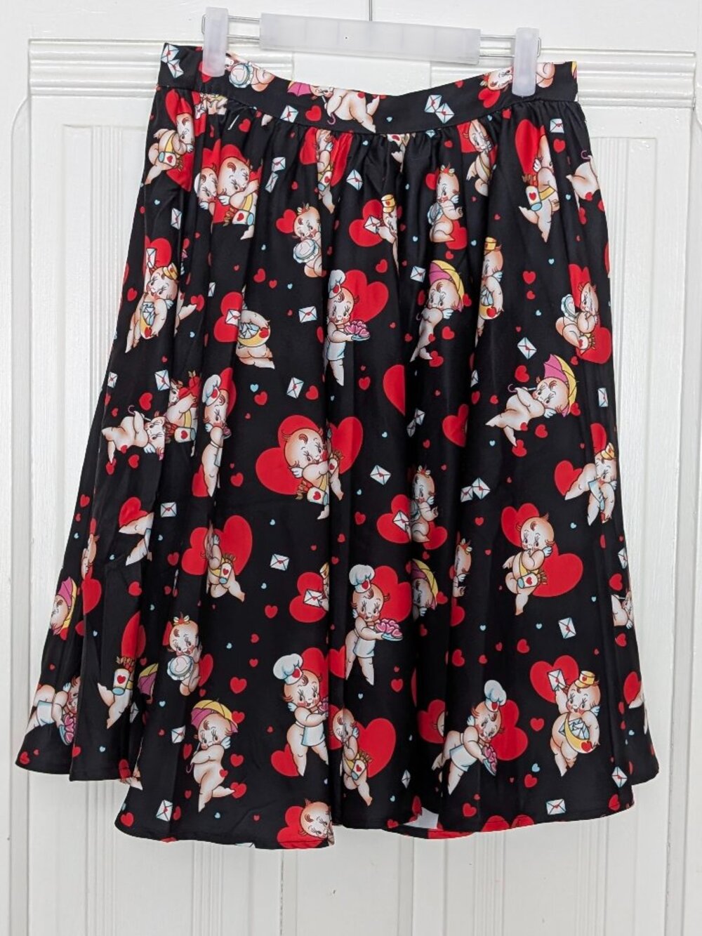 Sourpuss Sweets Kewpids Skirt NWOT Size L